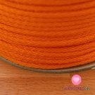 Šňůra kulatá oděvní PES 4 mm oranžová pomerančová