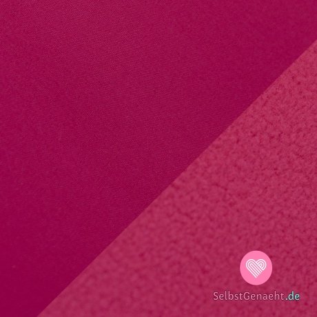 Softshell mit Fleece pink fuchsia