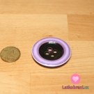 Knoflík Mega fialový světlý okraj 48mm